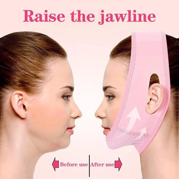 Anti-Snoring Chin Strap for Sleeping – V Line Lifting Mask & Double Chin Reducer - Picture 3 of 6